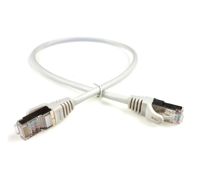 Eserver Патч-корд FTP EServer (FTP CORD-0.5M-GRY) RJ45, Cat.5e, 0.5 м, серый