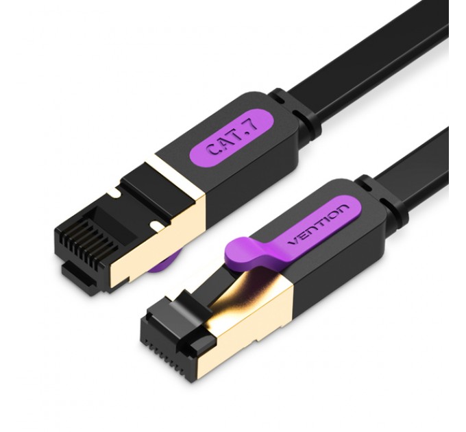 Vention Патч-корд Vention CAT7 SSTP Ethernet, 1.5 m, Black (ICABG)