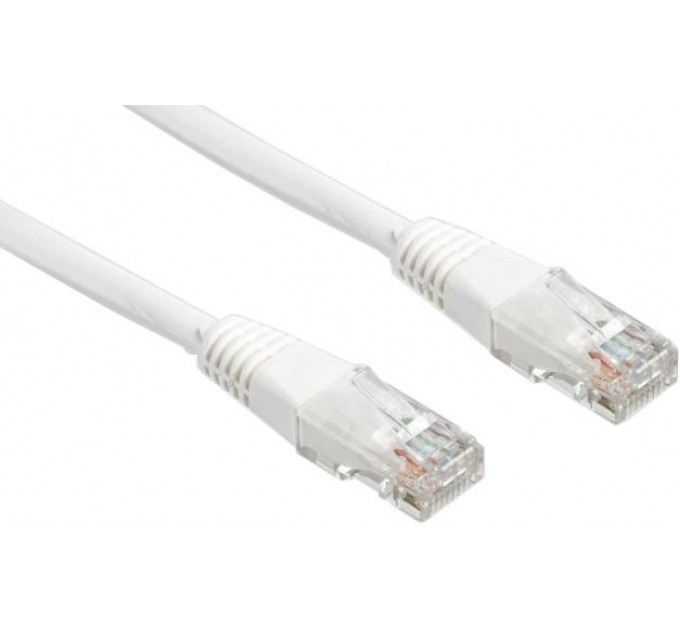 Noname Патч-корд UTP RJ45, Cat.5e, 3 м, белый (2000985085977)