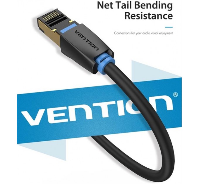 Vention Патч-корд Vention CAT 8 SFTP Ethernet, 2 m, Black (IKABH)