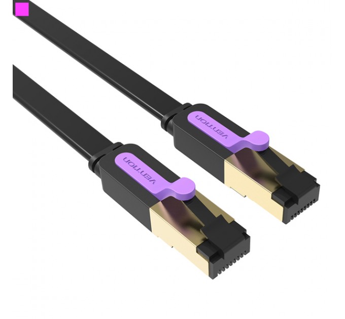 Vention Патч-корд Vention CAT7 SSTP Ethernet, 8 m, Black (ICABK)