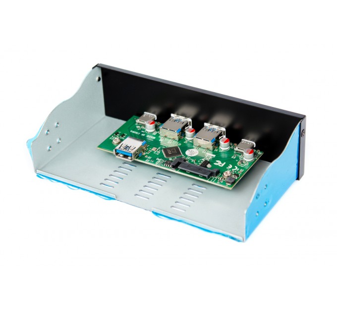 Frime USB-хаб Frime USB 3.1 2 x type A & 2 x type C VL820 Black (ECF-FP2xTA&2xTC.54)