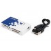 Atcom Кардридер USB 2.0 Atcom TD2029 MS, SD, microSD/TF, M2 Black (AT10729)
