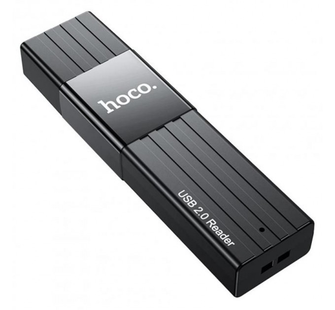 HOCO Кардридер USB2.0 Hoco HB20 Black (HB20U2)
