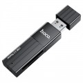 HOCO Кардридер USB3.0 Hoco HB20 Black (HB20U3)