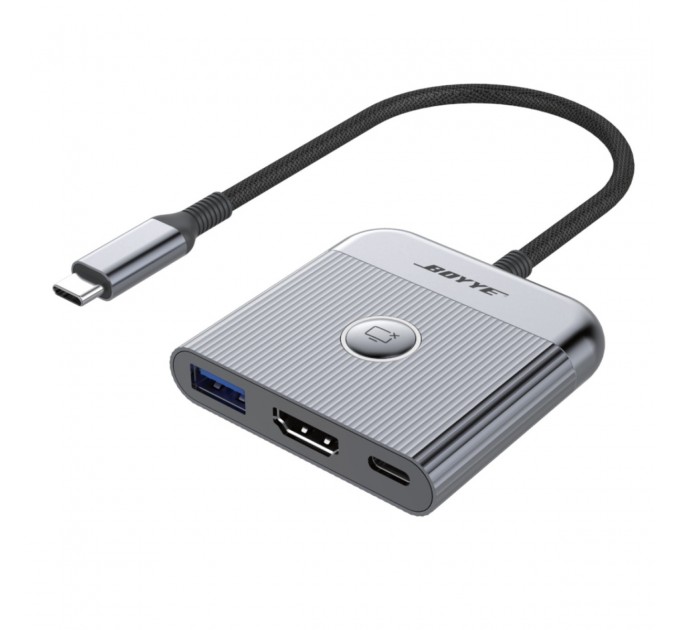 Boyye Концентратор Boyye USB-C 3-в-1 (UC-321)