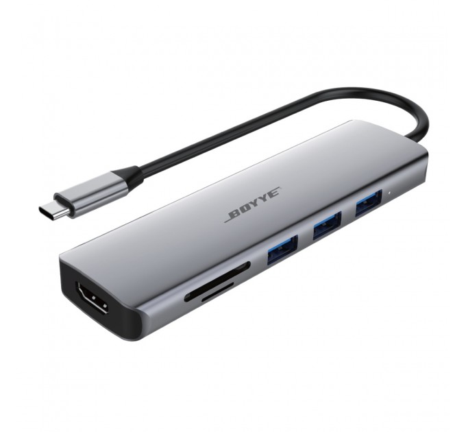 Boyye Концентратор Boyye USB-C 6-в-1 (UC-602)