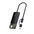 Cabletime Концентратор Cabletime USB Type C - 4 Port USB 3.0, 0.15 m (CB03B)