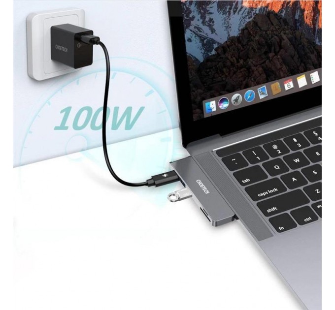 Choetech Концентратор Choetech HUB-M14 7 in 1 USB-C Multiport Adapter