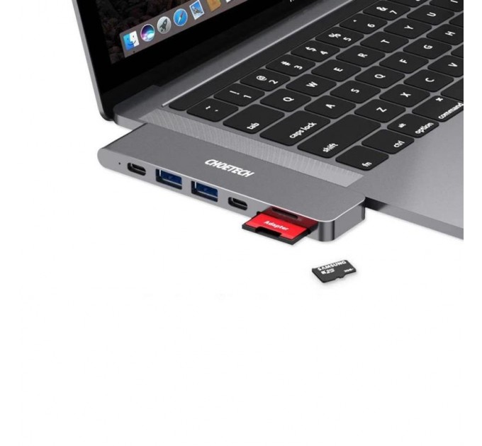 Choetech Концентратор Choetech HUB-M14 7 in 1 USB-C Multiport Adapter