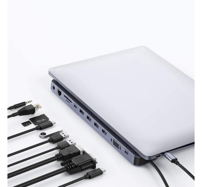 Choetech Концентратор Choetech HUB-M20 11 in 1 USB-C Multiport HUB Station