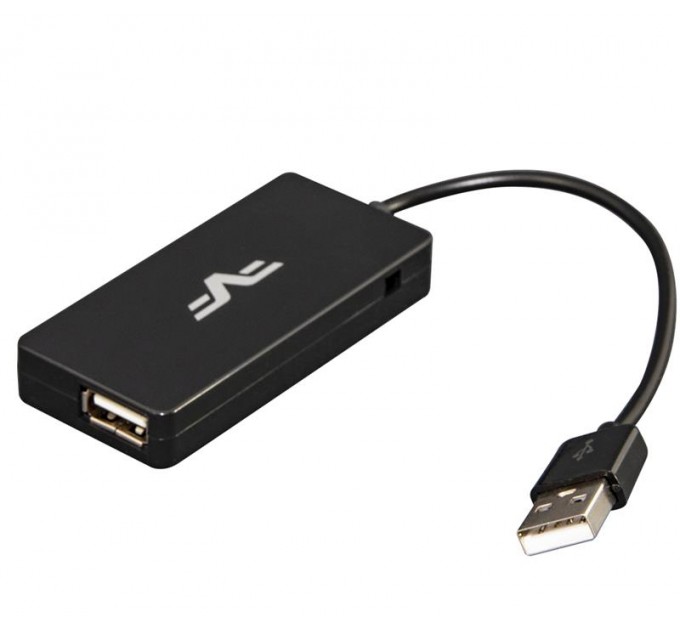 Frime Концентратор USB 2.0 Frime 4хUSB2.0 Black (FH-20030)