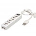Frime Концентратор USB 2.0 Frime 7хUSB2.0 White (FH-20041)