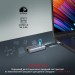 Promate Концентратор USB Promate GigaHub USB-C Grey (gigahub-c.grey)