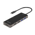 Promate Концентратор USB Promate PrimeHub USB-C Grey (primehub-go.grey)
