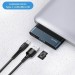 Usams Концентратор USB Type-C Usams US-SJ491 Mini HUB Black (SJ491HUB01)