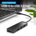 Vention Концентратор Vention 4-Port с micro USB питанием 0.15M Black (TGKBB)