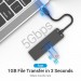 Vention Концентратор Vention 4-Port с micro USB питанием 0.15M Black (TGKBB)