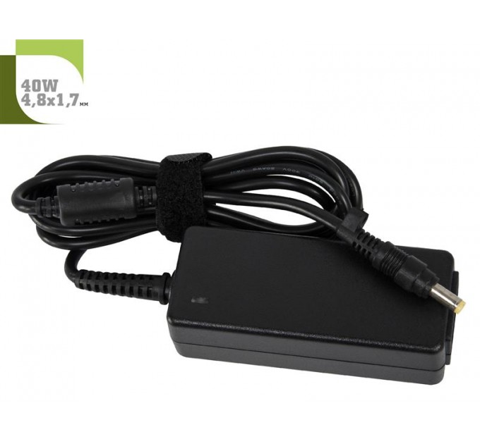 1StCharger Блок живлення 1StCharger для ноутбука Asus 19V 40W 2.1A 4.8х1.7мм + каб.живл. (AC1STAS40WD3)