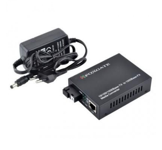 FoxGate Медіаконвертер EC-Q-1G-1SM-1550nm-20 FoxGate