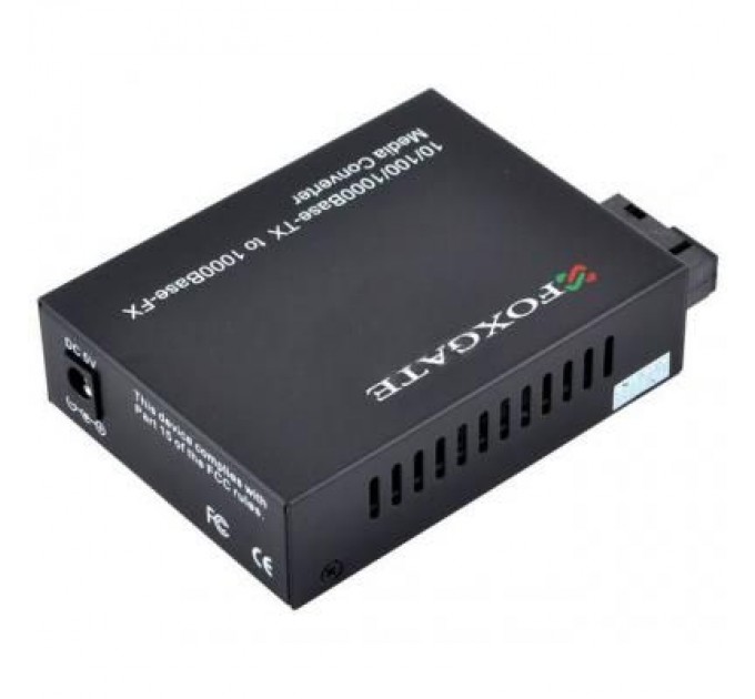 FoxGate Медіаконвертер EC-Q-1G-1SM-1550nm-20 FoxGate