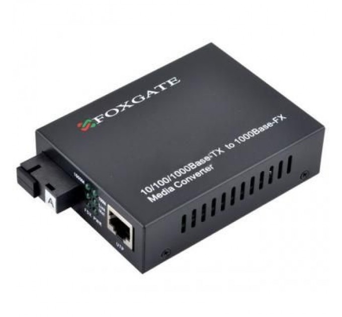 FoxGate Медіаконвертер EC-Q-1G-1SM-1550nm-20 FoxGate