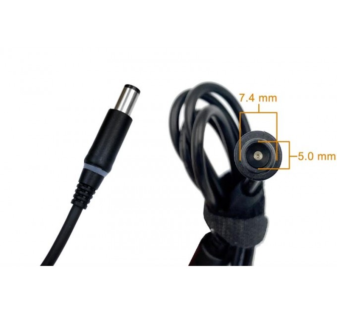 Dell Блок питания Dell 19.5V 90W 4.62A 7.4х5.0мм Oval + каб. пит. (06C3W2)