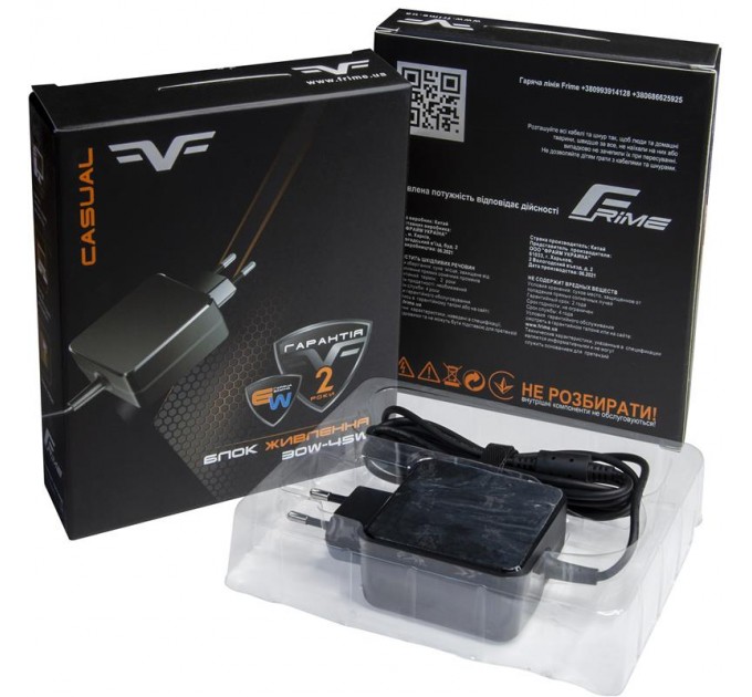 Frime Блок питания Frime для ноутбука Lenovo 19.5V 2.31A 45W 4.5x3.0мм (FWM19.5V2.31A45W_DE4530)