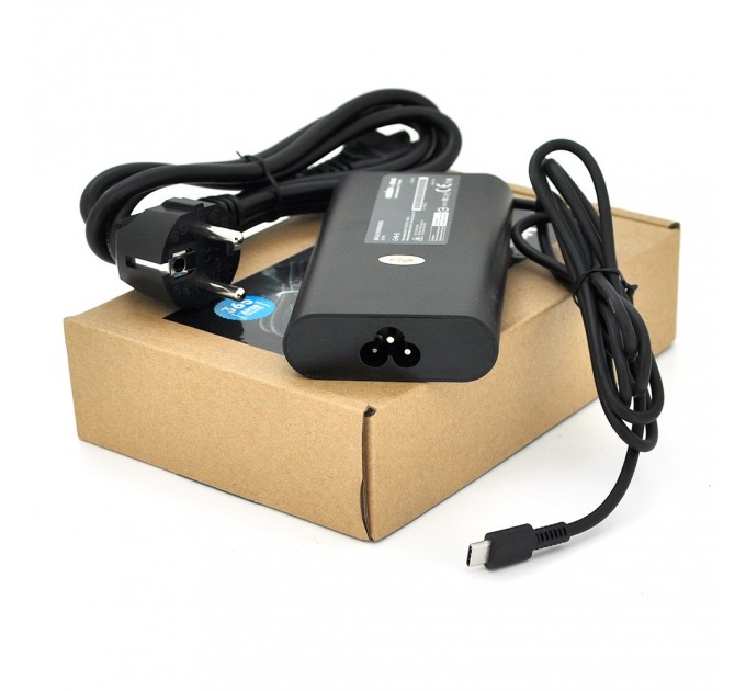 Merlion Блок питания Merlion для ноутбука Dell 20V4.5A/15V3A/9V3A/5V3A (90 Вт) штекер Type-С + каб.пит. (LDL90/20-TYPE-С/01741)