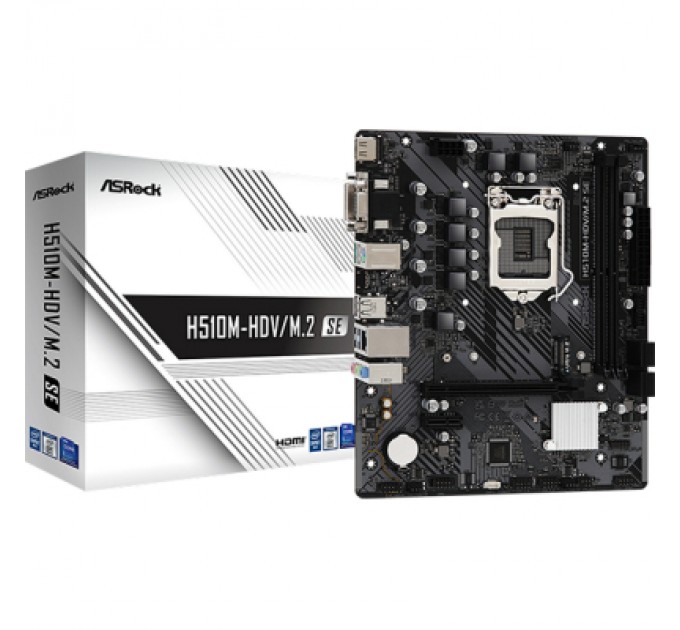 ASRock Материнська плата ASRock H510M-HDV/M.2 SE