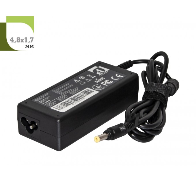 1StCharger Блок живлення 1StCharger для ноутбука HP 18.5V 65W 3.5A 4.8х1.7мм (AC1STHP65WA1)