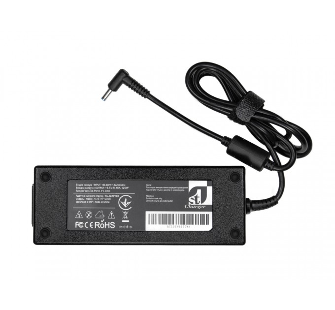 1StCharger Блок живлення 1StCharger для ноутбука HP 19.5V 120W 6.15A 4.5х3.0мм (AC1STHP120WB)