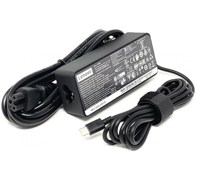 Lenovo Блок питания Lenovo 20V 65W 3.25A USB Type-C + каб. пит. (4X20M26278)