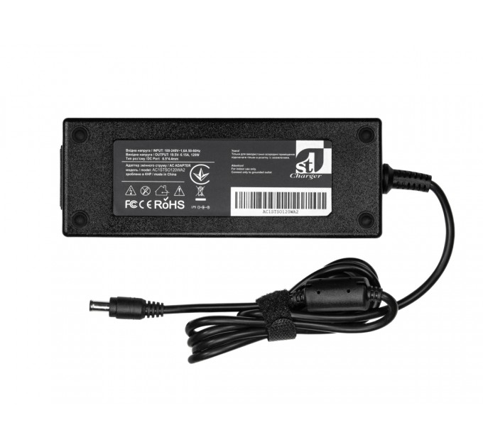 1StCharger Блок живлення 1StCharger для ноутбука Sony 19.5V 120W 6.15A 6.5x4.4мм (AC1STSO120WA2)