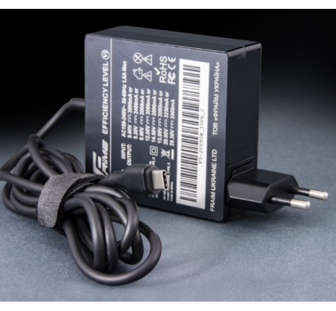 Frime Блок питания для ноутбука Frime 5-20V 90W Type-C (F5-20V90W_TYPE_C)