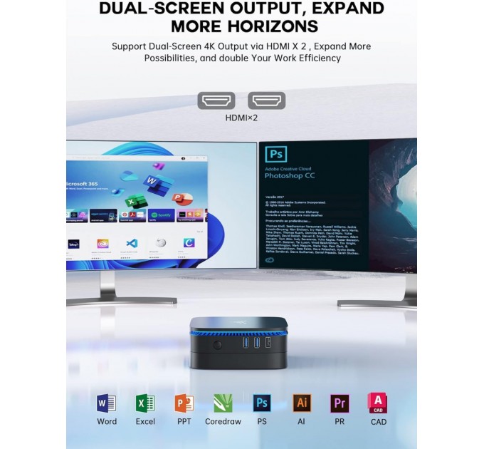 AceMagician Неттоп AceMagician AK1 Pro (665878527426)