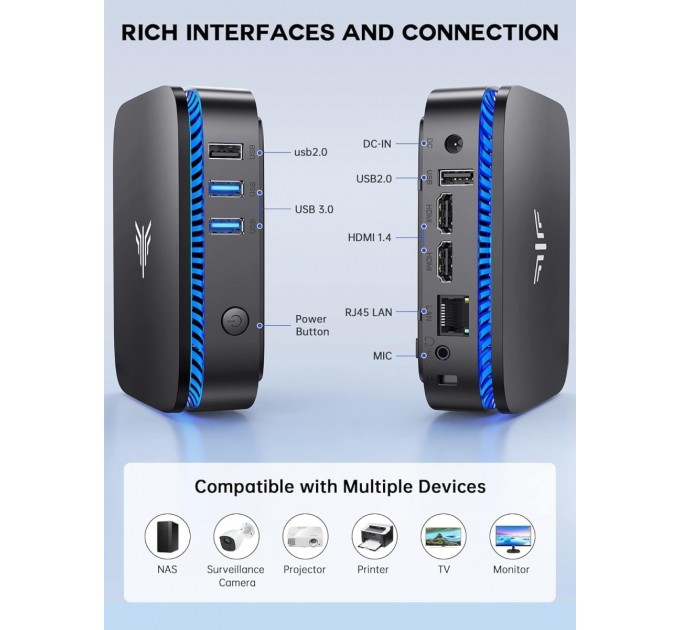 AceMagician Неттоп AceMagician AK1 Pro (665878527426)