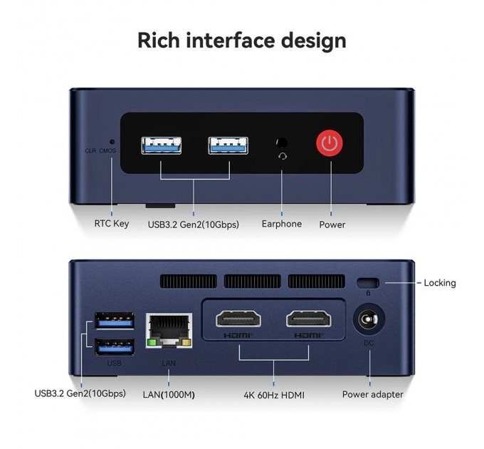 Beelink Неттоп Beelink Mini S12 8Gb/256Gb
