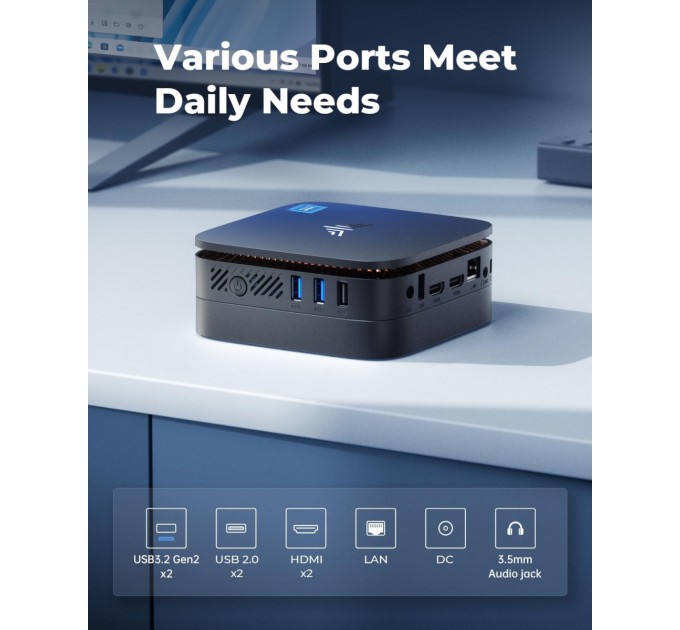 NiPoGi Неттоп NiPoGi AK1 Plus (634562469700)