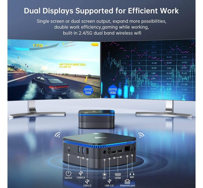 NiPoGi Неттоп NiPoGi AK1 Pro (665878535575)