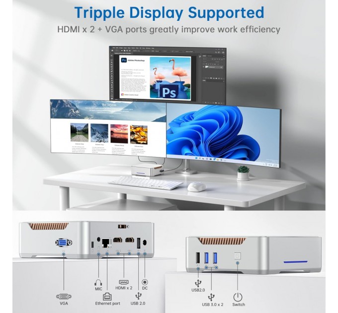 NiPoGi Неттоп NiPoGi GK3 Pro (665878528416)