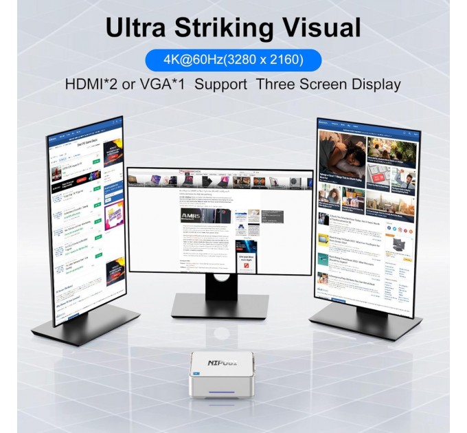 NiPoGi Неттоп NiPoGi GK3V (665878522049)