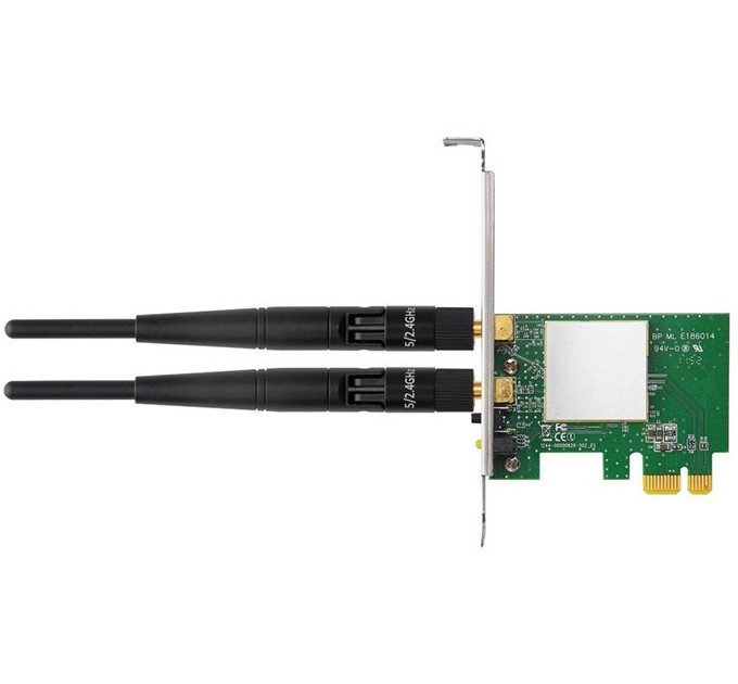 Edimax Беспроводной адаптер Edimax EW-7612PIN v2 (N300, +крепление low profile, 2 антенны по 3 дБи)