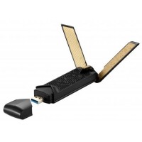 Беспроводной адаптер Asus USB-AX56W/O cradle (90IG06H0-MO0R10) (WiFi6, AX1800, Realtek, WPA3, 1xUSB 3.2, антенны: 2)