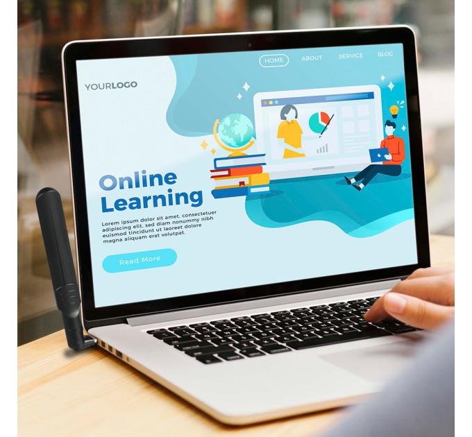 Edimax Беспроводной адаптер Edimax EW-7822UAD (AC1200, 1xUSB 3.0, MU-MIMO, внешняя антенна)