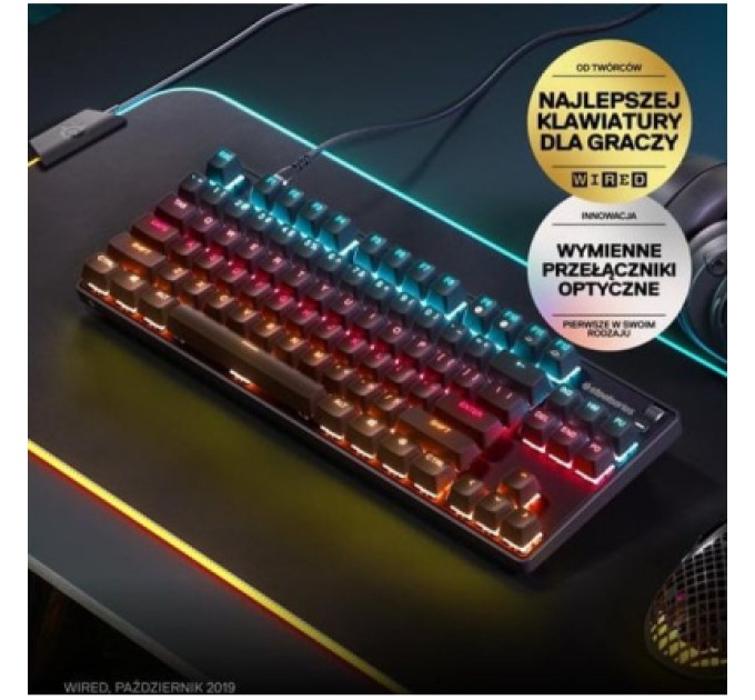 SteelSeries Клавіатура SteelSeries Apex 9 TKL USB Black (SS64847)