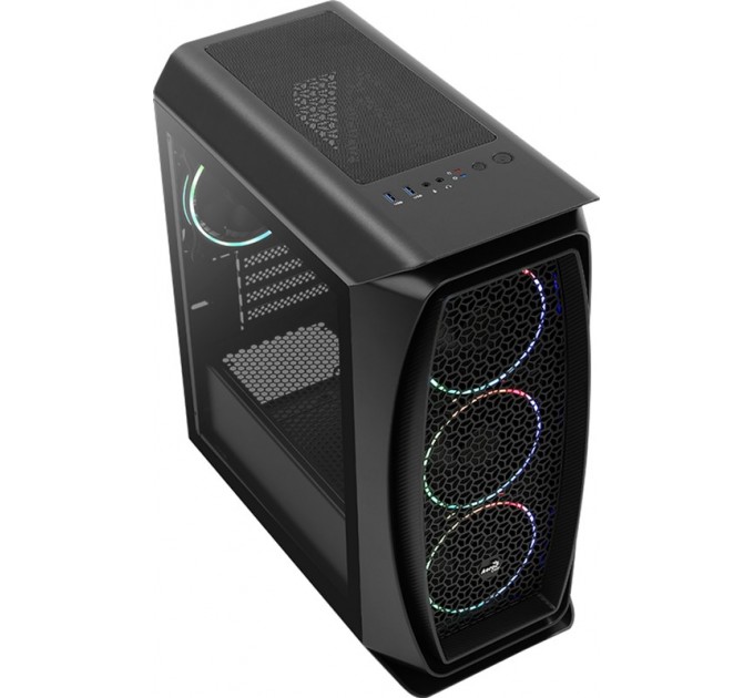 AeroCool Корпус AeroCool Aero One Mini Eclipse-G-BK-v1 (ACCS-PB18143.11) Black без БП