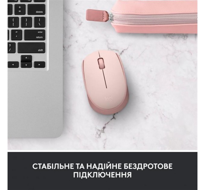 Logitech Мышь беспроводная Logitech M171 Rose (910-006865)