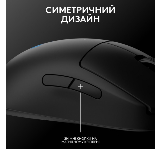 Logitech Мышь беспроводная Logitech G Pro 2 Lightspeed Black (910-007295)