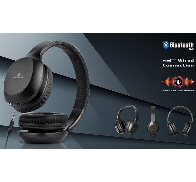 REAL-EL Bluetooth-гарнитура REAL-EL GD-820 Black